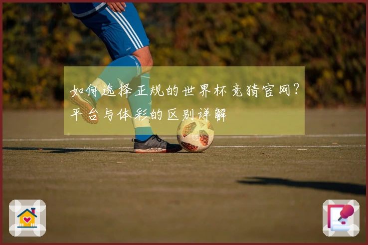 如何选择正规的世界杯竞猜官网？平台与体彩的区别详解